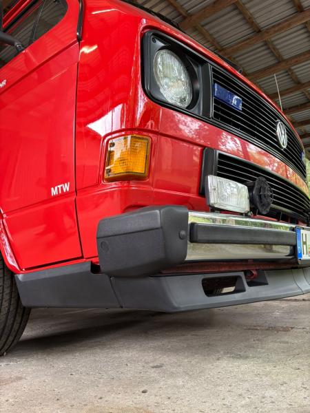 Upgrade Design Frontspoiler / Lippe passend für VW T3 79-92 (5-teilig) matt schwarz