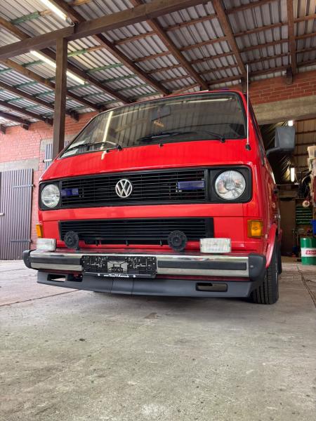 Upgrade Design Frontspoiler / Lippe passend für VW T3 79-92 (5-teilig) matt schwarz