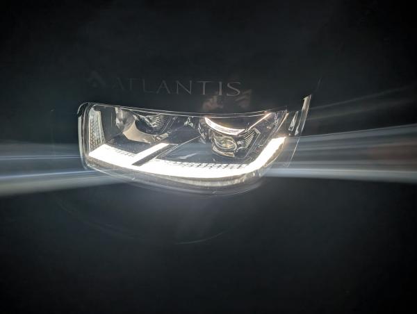 EXCLUSIVE VOLL LED "Specialized" Upgrade Design Scheinwerfer Set VW T5 03-09 schwarz