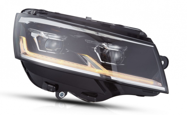 Voll LED "Specialized" Tagfahrlicht Scheinwerfer für VW T6.1 19+ schwarz mit LED Blinker