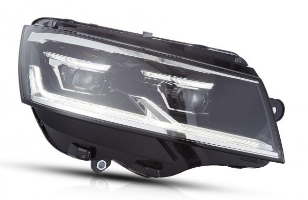 Voll LED "Specialized" Tagfahrlicht Scheinwerfer passend für VW T6.1 19+ schwarz mit LED Blinker