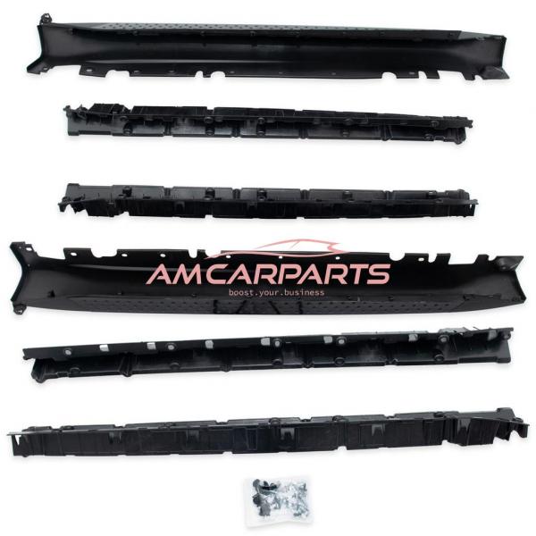 Upgrade Design Trittbretter / Einstiegsleisten passend für BMW X5 E70 07-13 (VFL+LCI) inkl. Montagematerial