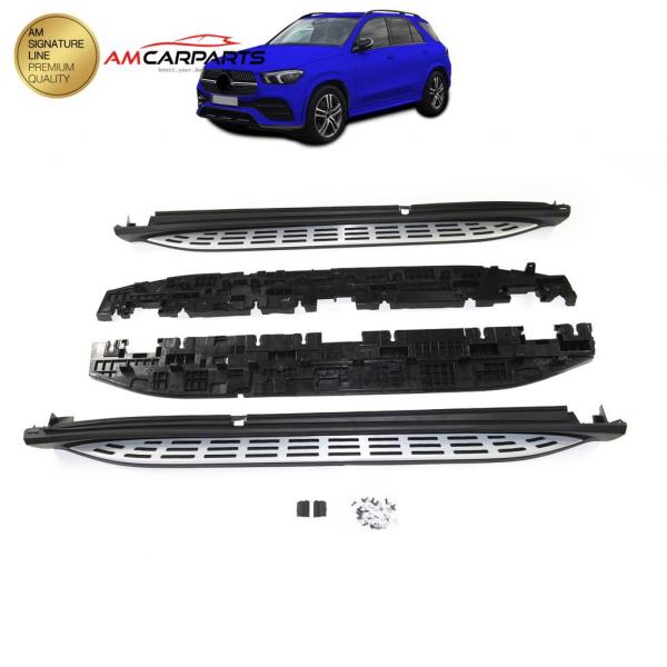 Upgrade Design Trittbretter / Einstiegsleisten passend für Mercedes Benz GLE Coupe (C167) 18+  inkl. Montagematerial