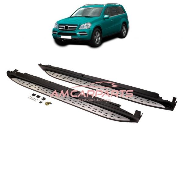 Upgrade Design Trittbretter / Einstiegsleisten passend für Mercedes Benz GL X166 12-19 inkl. Montagematerial