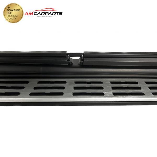 Upgrade Design Trittbretter / Einstiegsleisten passend für Mercedes Benz GLE (V167) 18+ inkl. Montagematerial + Umfeldbeleuchtung + Hochglanz schwarz