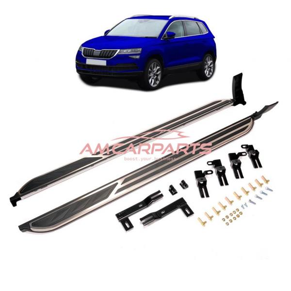 Upgrade Design Trittbretter / Einstiegsleisten passend für Skoda Karoq 18+ inkl. Montagematerial