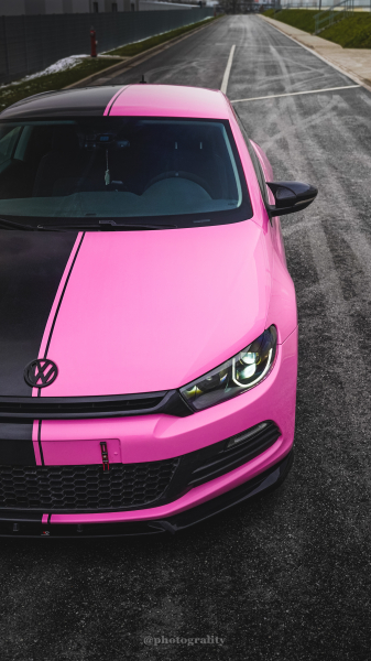 VOLL LED Tagfahrlicht Scheinwerfer Set für VW Scirocco III (3) 08-14 "complete Black"