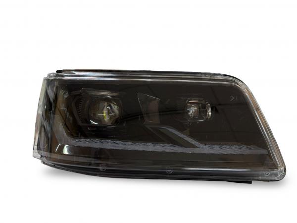 EXCLUSIVE VOLL LED "Specialized" Upgrade Design Scheinwerfer Set VW T5 03-09 schwarz