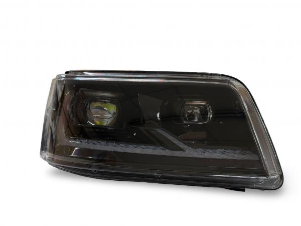 EXCLUSIVE VOLL LED "Specialized" Upgrade Design Scheinwerfer Set VW T5 03-09 schwarz