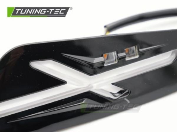 LED Upgrade Design Frontblinker Set passend für Vespa Sprint / Primavera 125 / 150 18-26 schwarz/rauch