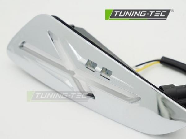 LED Upgrade Design Frontblinker Set passend für Vespa Sprint / Primavera 125 / 150 18-26 Chrom
