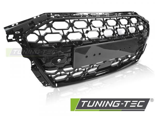 Upgrade Design Sportgrill / Kühlergrill für Audi A3 8Y 19-14 Hochglanz Schwarz