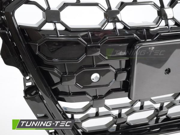 Upgrade Design Sportgrill / Kühlergrill für Audi A3 8Y 19-14 Hochglanz Schwarz