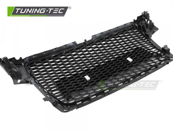 Upgrade Design Sportgrill / Kühlergrill für Audi A4 B8 08-11 Hochglanz Schwarz