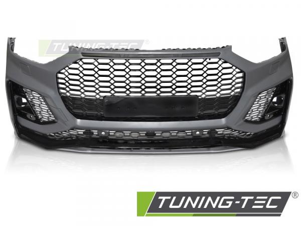 Upgrade Frontstoßstange Sport für Audi Q5 20-24 inkl. Zubehör in Hochglanz schwarz