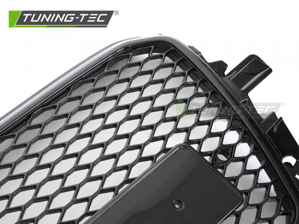 Upgrade Sportgrill / Kühlergrill passend für Audi Q5 8R Facelift 12-16 Hochglanz schwarz