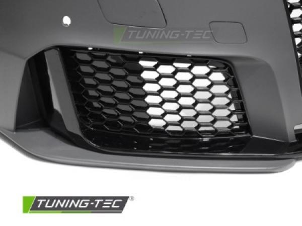 Upgrade Sport Design Frontstoßstange passend für Audi A3 8V Limousine 12-16 inkl. Zubehör in Hochglanz schwarz mit PDC