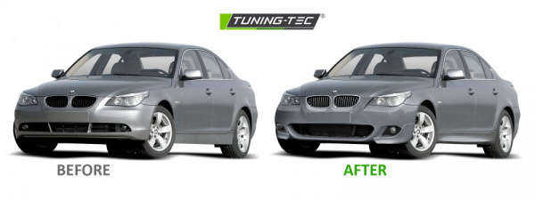 Upgrade Design Frontstoßstange für BMW 5er E60/E61 Lim./Touring 07.03-07 mit PDC