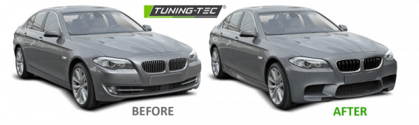 Upgrade Design Frontstoßstange für BMW 5er F10 10-13 schwarz