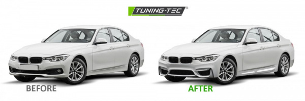 Upgrade Design Frontstoßstange für BMW 3er F30/F31 11-18 inkl. Zubehör schwarz