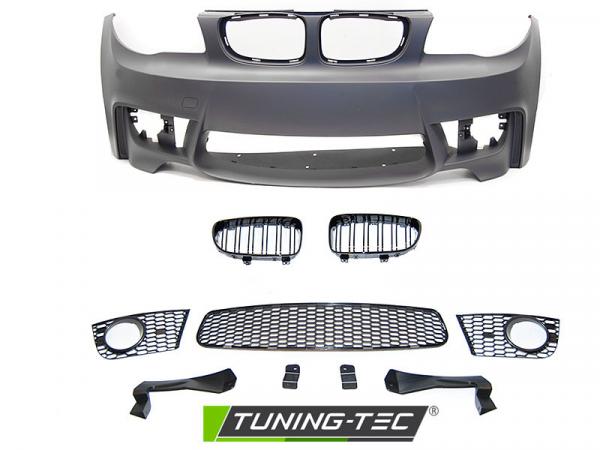 Upgrade Design Frontstoßstange für BMW 1er E81/E82/E87/E88 04-14 Sport Design Komplettset