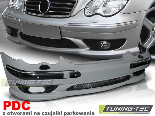 Upgrade Design Frontstoßstange passend für Mercedes-Benz C-Klasse W203/S203 Lim./T-Modell 00-04 mit PDC