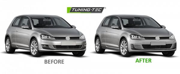 Upgrade Design Frontstoßstange  für VW Golf 7 13-17 Lim./Variant/Coupe mit PDC