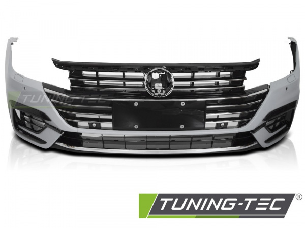 Upgrade Sport Design Frontstoßstange für VW Arteon 17-20 Lim. schwarz /chrom mit PDC