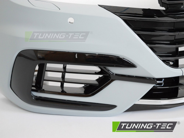 Upgrade Sport Design Frontstoßstange für VW Arteon 17-20 Lim. Hochglanz schwarz mit PDC