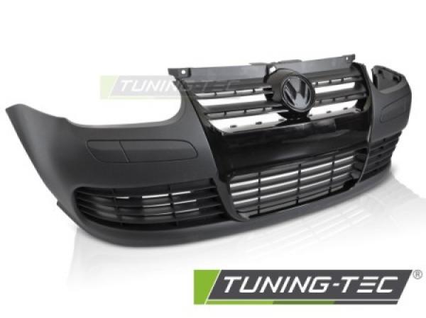 Upgrade Design Frontstoßstange passend für VW Golf 4 97-03 Inkl. Singleframe Grill schwarz