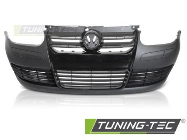 Upgrade Design Frontstoßstange passend für VW Golf 4 97-03 Inkl. Singleframe Grill schwarz