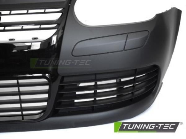 Upgrade Design Frontstoßstange passend für VW Golf 4 97-03 Inkl. Singleframe Grill schwarz