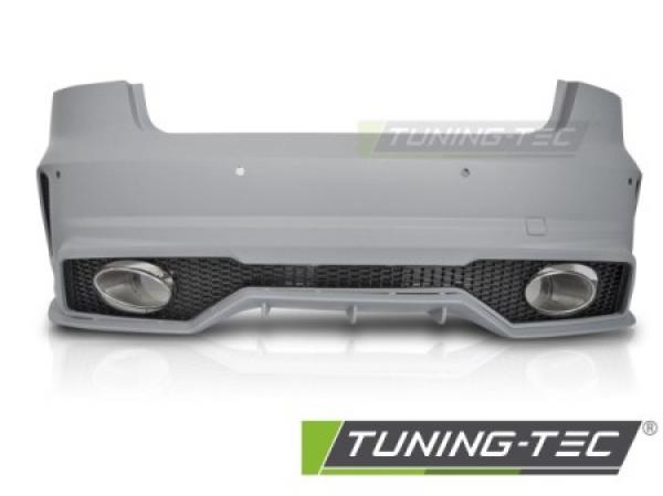 Upgrade Sport Design Heckstoßstange für Audi A3 8V 12-16 inkl. Zubehör / Auspuffblenden