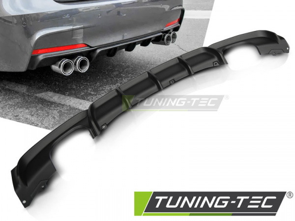 Upgrade Design Heck Diffusor für BMW 3er F30/F31 Limo./Touring 11-18 für Doppelrohr