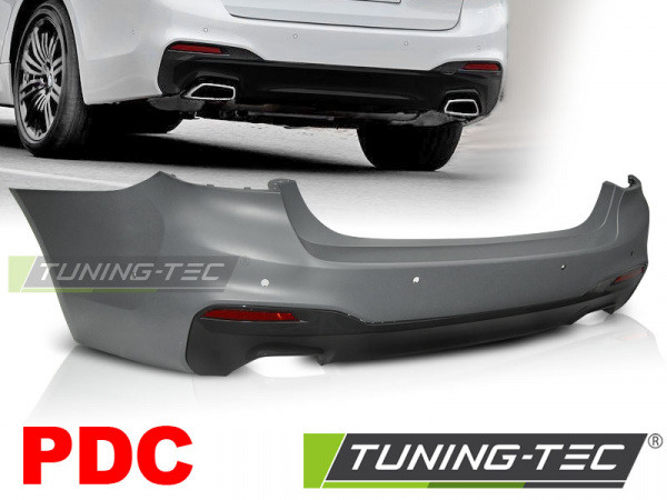 Upgrade Design Heckstoßstange für BMW 5er G30 Lim. ab 2017 mit PDC