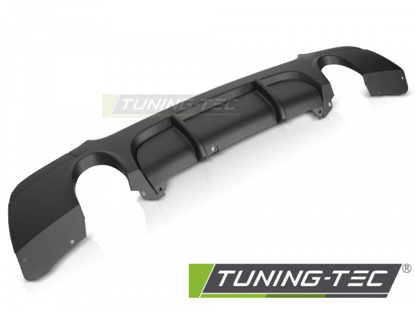 Upgrade Sport Design Heck Diffusor für BMW 3er E92/E93 Coupe/Cabrio 06-13 Einzelrohr links/rechts