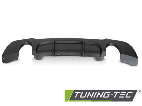 Upgrade Sport Design Heck Diffusor für BMW 3er E92/E93 Coupe/Cabrio 06-13 Einzelrohr links/rechts