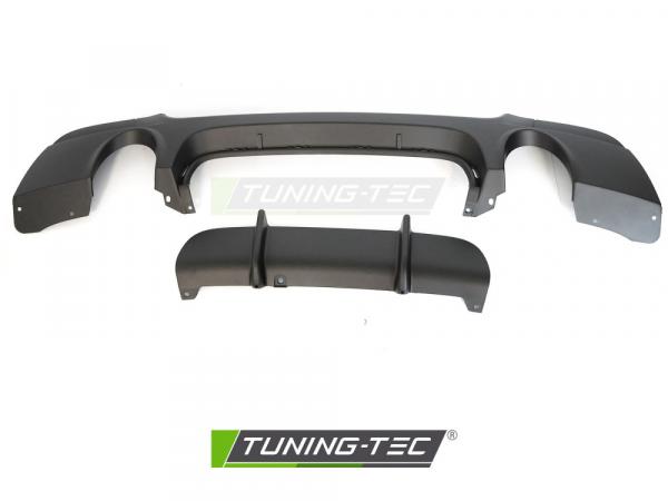 Upgrade Sport Design Heck Diffusor für BMW 3er E92/E93 Coupe/Cabrio 06-13 Einzelrohr links/rechts