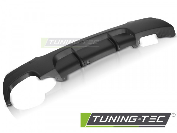 Upgrade Sport Design Heck Diffusor für BMW 3er E92/E93 Coupe/Cabrio 06-13 Doppelrohr links