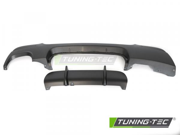 Upgrade Sport Design Heck Diffusor für BMW 3er E92/E93 Coupe/Cabrio 06-13 Doppelrohr links