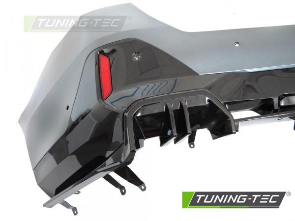 Upgrade Performance Design Heckstoßstange passend für BMW 5er G60 Limousine 23+ mit PDC