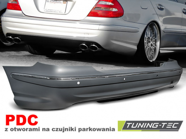 Upgrade Design Heckstoßstange für Mercedes-Benz E-Klasse W211 Lim. 06-09 mit PDC