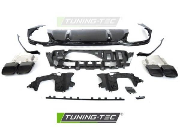 Upgrade Design Heckdiffusor für Mercedes-Benz E-Klasse W213/S213 20-23 inkl. Zubehör und Auspuffblenden