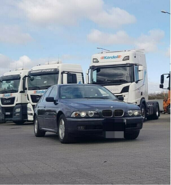 CCFL Angel Eyes Scheinwerfer für BMW 5er E39 95-03 schwarz