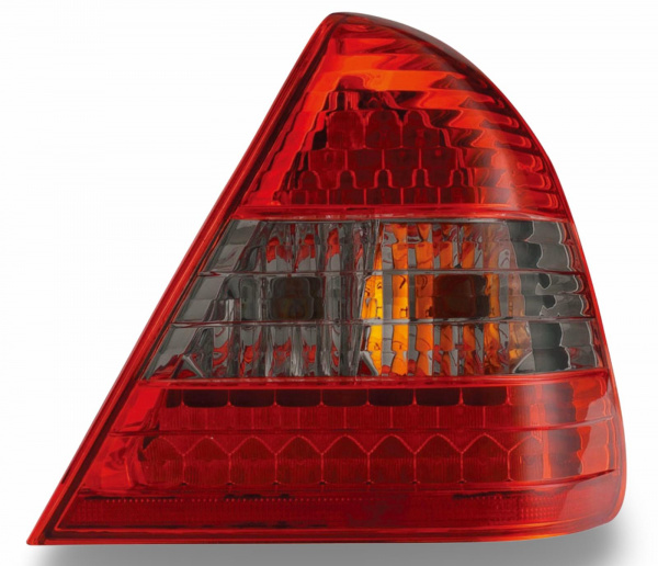 LED Upgrade Design Rückleuchten für Mercedes Benz C-Klasse W202 Limousine 93-00 rot/rauch