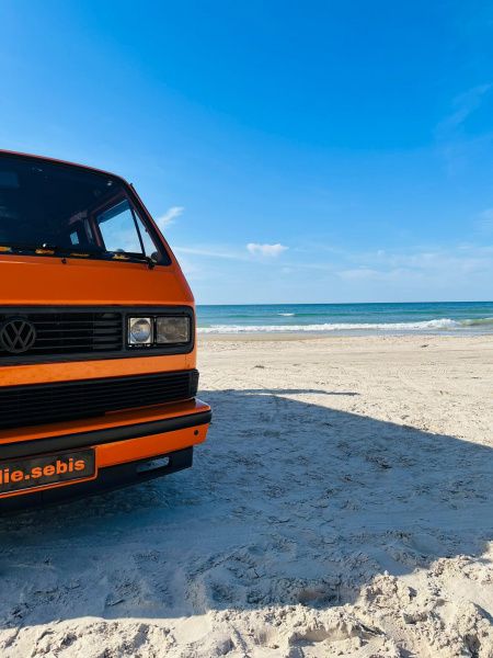 Schwarze eckige Multivan Design Doppel-Scheinwerfer für VW T3 79-92 H4