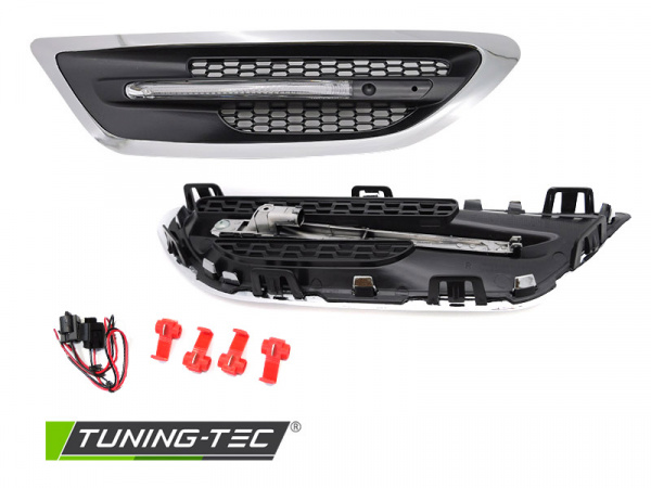 Upgrade Sport Design Kotflügel Vorn (links+rechts) für BMW 5er F10 / F11 10-16 mit LED Seitenblinkern
