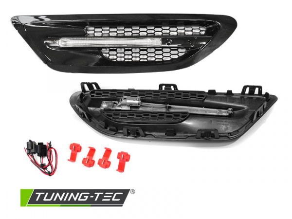 Upgrade Sport Design Kotflügel Vorn (links+rechts) für BMW 5er F10 / F11 10-16 mit LED Seitenblinkern