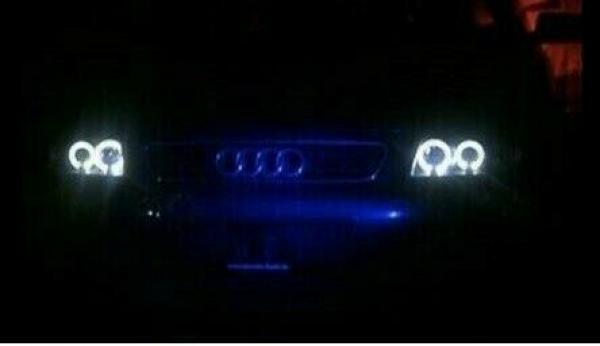 CCFL Angel Eyes Scheinwerfer für Audi A3 (8L) 96-00 schwarz
