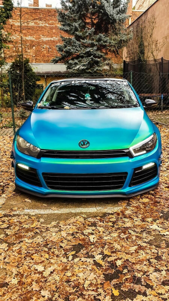 LED Tagfahrlicht Scheinwerfer für VW Scirocco III 14-17 schwarz dynamisch